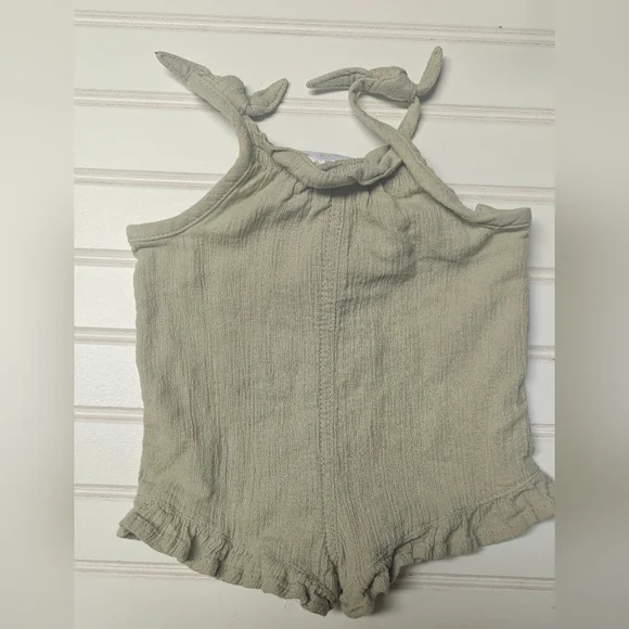 Little Co. Green Baby Girls Romper - Picture 2 of 5